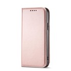 Magnet Card Case etui iPhone 14 Pro Max pokrowiec z klapką portfel podstawka róż