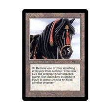 WotC MtG Arabian Nights Ebony Horse (U2) VG