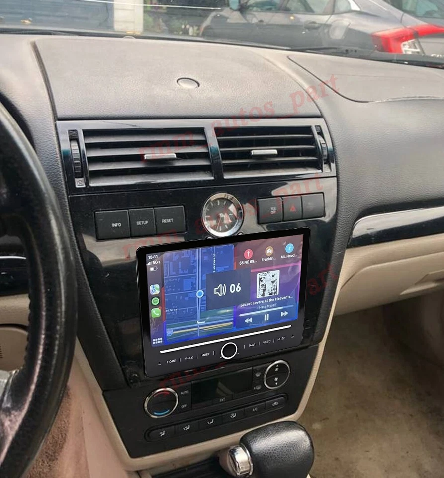 For 2006-2009 Mercury Milan 10.1" Car Stereo Radio Android 14 Carplay +Camera Foto 3 de 4