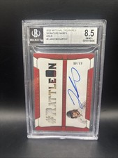2022 Panini National Treasures - Signature Names Jake McCarthy #SN-JM Gold /49