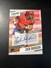 ZACH DAVIDSON 2021 Chronicles Draft Picks Green Auto Rookie RC