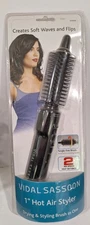 VIDAL SASSOON VINTAGE 1 INCH HOT AIR STYLER DRYING AMD STYLING BRUSH IN ONE  NEW
