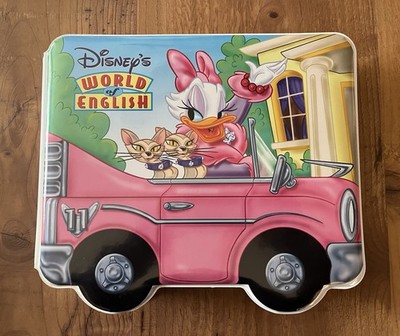 Disney s World Of English 11 Collectible Learning Books Cds & DVD RARE SET Nice!