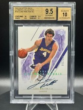 2003-04 Upper Deck Ultimate Luke Walton #155 AUTO BGS 9.5