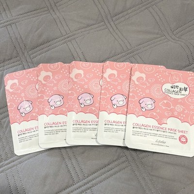 esfolio Collagen Essence Face Sheet Mask Hydrolyzed Collagen 0.85 fl oz Floral