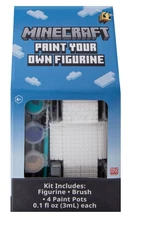 Minecraft Paint Your Own Figurine Kit New