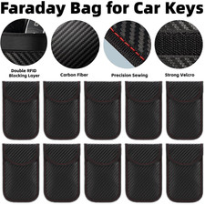 Lot RFID Faraday Pouch Car Key Fob Protector Signal Blocking Anti-Theft Bag