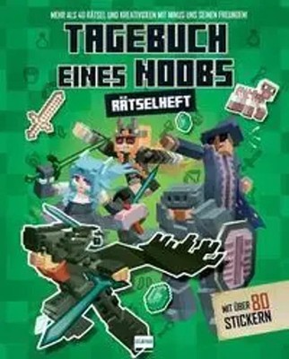 Tagebuch eines Noobs - Rätselheft mit über 80 Stick*rn | Saboten | Deutsch