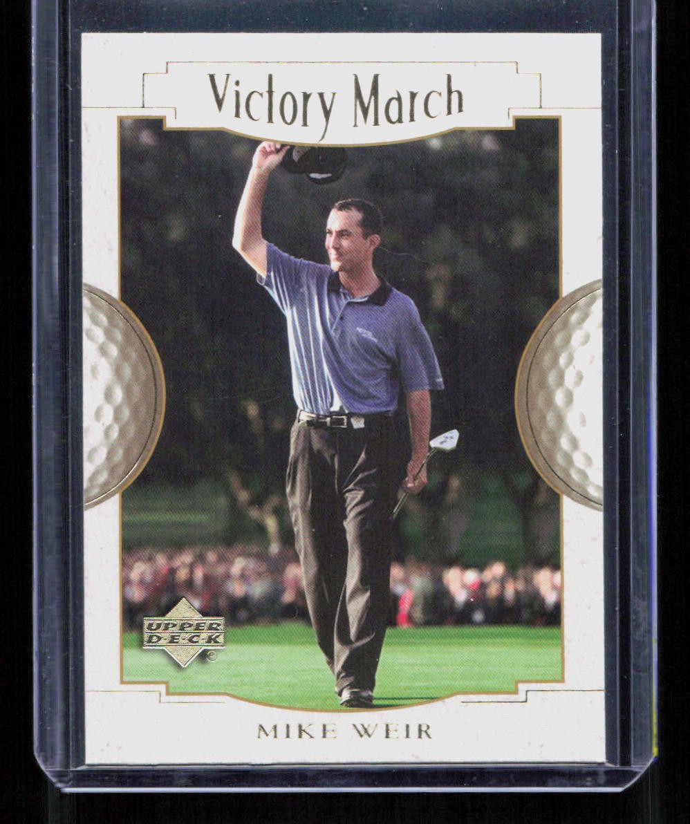 Mike Weir 2001 Upper Deck #166 Victory March Rookie