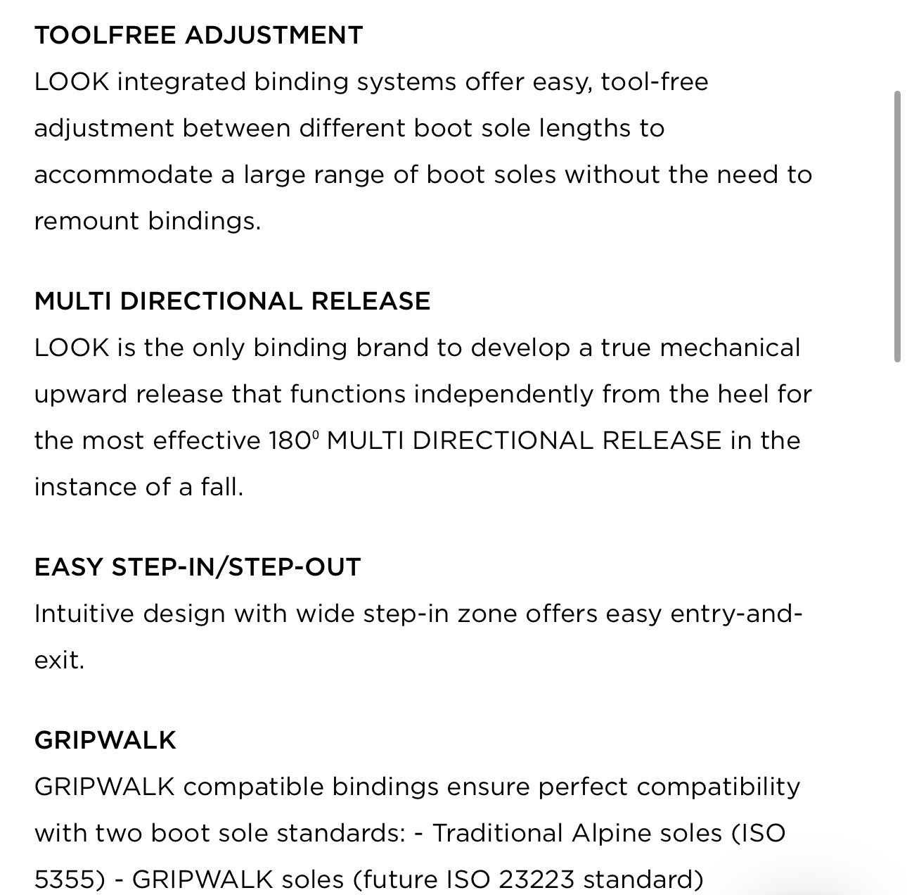 2024 Look Xpress W 10 GW B93 Shiny Ski Bindings NEW  Black Made In France