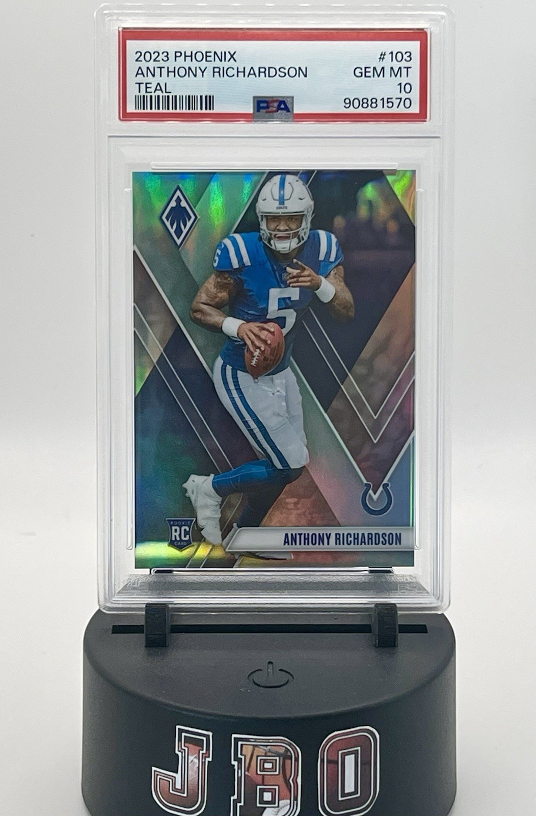 2023 Panini Phoenix /150 Teal Anthony Richardson #103 Rookie RC (PSA 10)