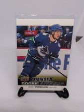 2021-22 Upper Deck Credentials - Rookie Arrivals Vasily Podkolzin #RA-10 (RC)