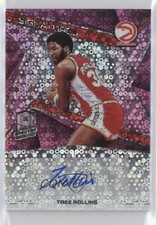 2018-19 Panini Spectra Signatures Neon Pink Prizm 3/25 Tree Rollins Auto 0c6