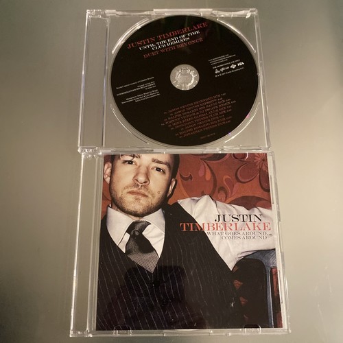 Justin Timberlake 2 RARE PROMO REMIX CDs Goes Around...& Until The End Of Time