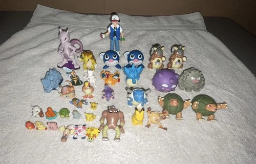 Vintage 1990s Pokémon Toy Lot - TOMY, Burger King, Hasbro