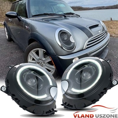 LED Projector Headlights For 2007-13 Mini Cooper R55 R56 w/Animation Sequential