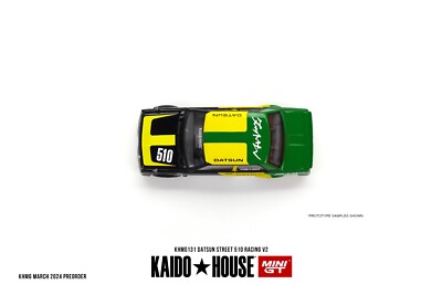 Kaido House x Mini GT 1:64 Datsun Street 510 Racing V2 Black