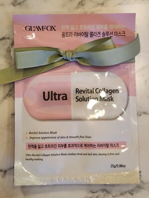 Glamfox Ultra Revital Collagen Solution Face Mask Pack of 3