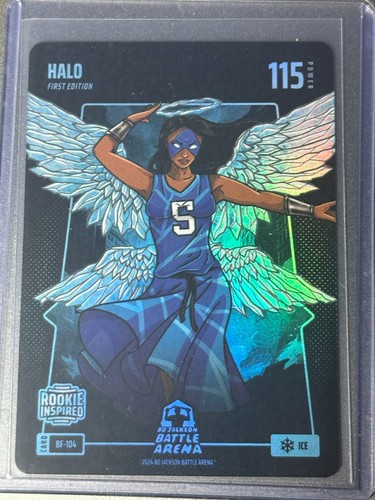 2024 Bo Jackson Battle Arena 1st Edition Halo Angel Reese Rookie Ice Battlefoil