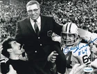 JERRY KRAMER signed (GREEN BAY PACKERS) football 8X10 photo ACOA SD19137