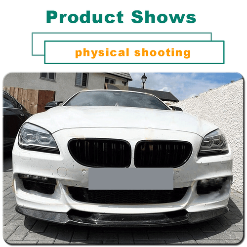 Carbon Frontlippe Frontspoiler Spoilerlippe für BMW F06 F12 F13 M-Paket 2012-17 - Picture 3 of 14