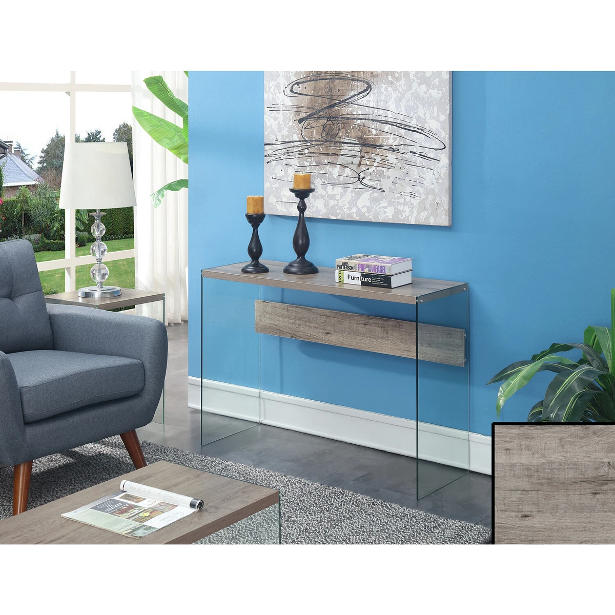 Convenience Concepts Soho Console Table eBay