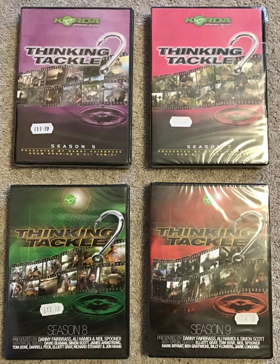 Korda Thinking Tackle DVDs, Season 5, 7, available New, Clearance  Stock!