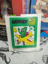 Vintage 1988 Gumby Sliding Puzzle Prema Toy Co. Gumby Pokey Collectible NEW!
