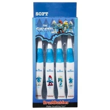 Brush Buddies The Smurfs Manual Toothbrush 2/4 Count Packages Total of 8 Brushe