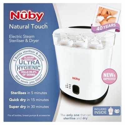 nuby natural touch steriliser & dryer