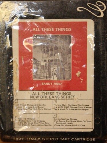 NEW ORLEANS SERIES *All These Things* LP on BANDY 70007 New Orleans R&B 8-TRACK - Picture 1 of 3