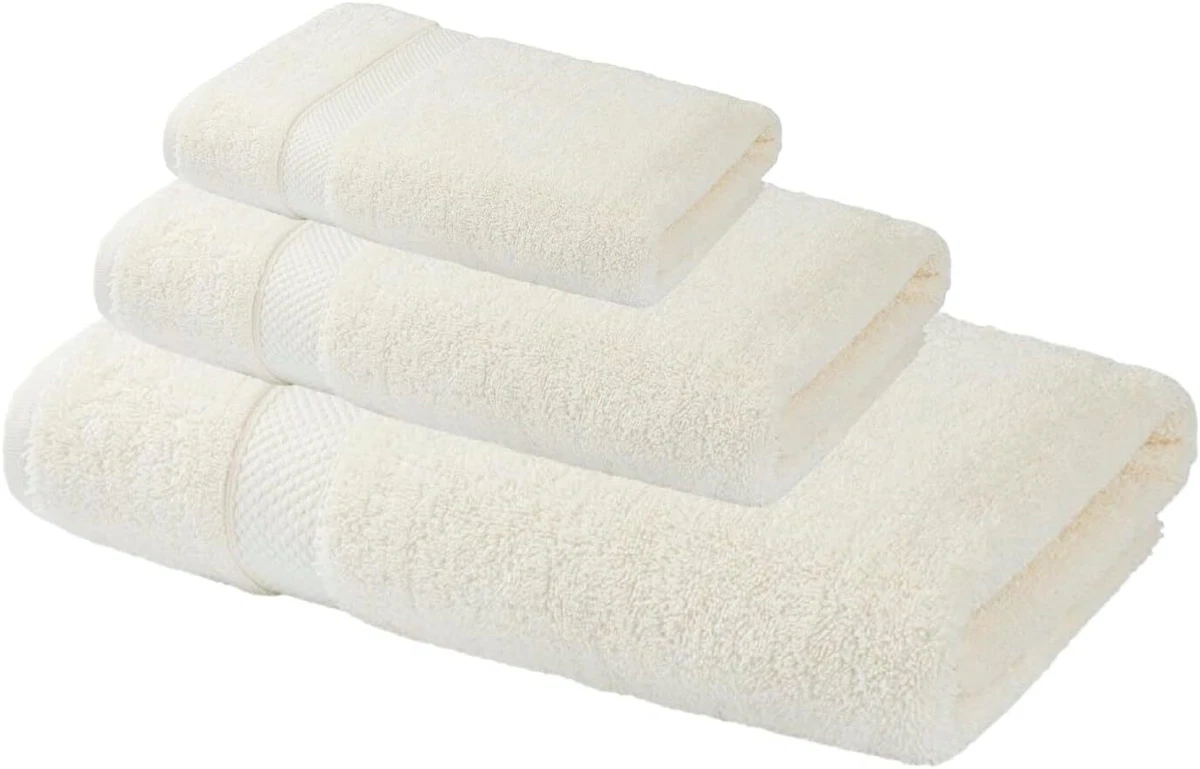 American Fluffy Towel 3-Piece Towel Set Turkish Cotton, Contains 1 Bath  Towel, 1