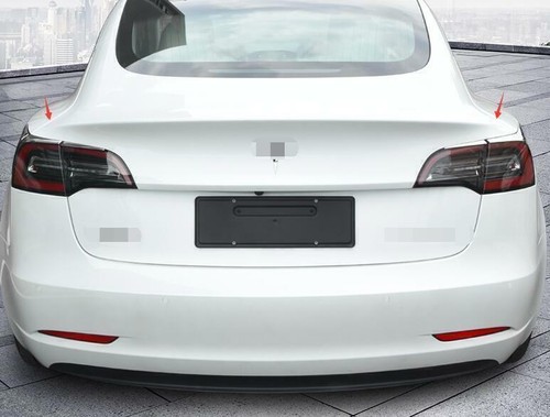 Tira de luz trasera de acero cromado para Tesla Model 3 2017-2021 6 piezas - Imagen 5 de 7