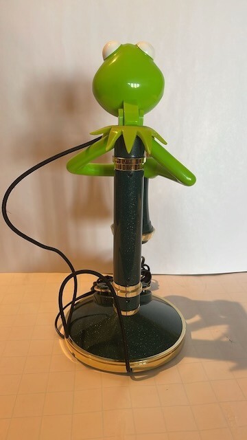 Vintage Kermit the Frog Stick Candlestick Phone In Box | eBay