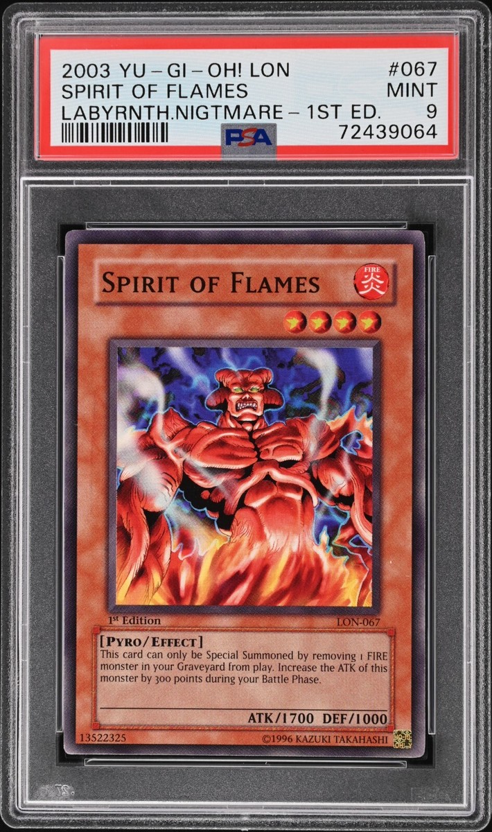 Spirit of Flames LON-067 Labyrinth of Nightmare-1st Edition Spirit of Flames LON-067 Labyrinth of Nightmare-1st Edition