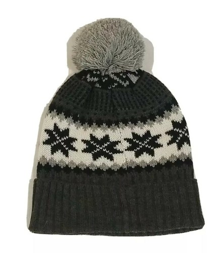 Cappello berretto invernale in maglia taglia unisex con berretto POM POM - Foto 2 di 3