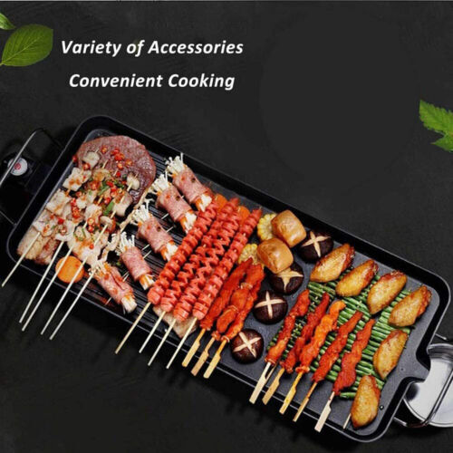 Costway Electric Teppanyaki Table Top Grill Griddle Barbecue BBQ