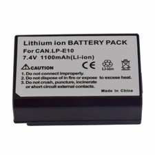 LP-E10 BATTERY For Canon EOS 1100D 1200D 1300D Kiss X50 X70 X80 Rebel T3 T5 T6