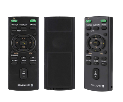 Replace Remote Control RM-ANU192 for Sony Sound Bar System