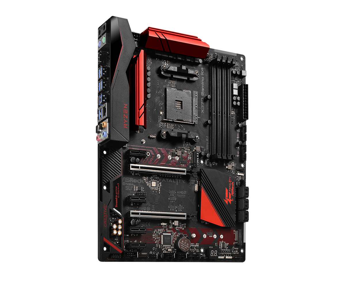 For Asrock Fatal1ty X370 Gaming K4 Motherboard AM4 AMD X370 USB
