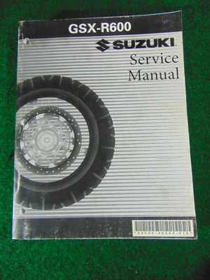 2003 2002 2001 Suzuki Motorcycle GSX-R600 Service Repair Shop Manual