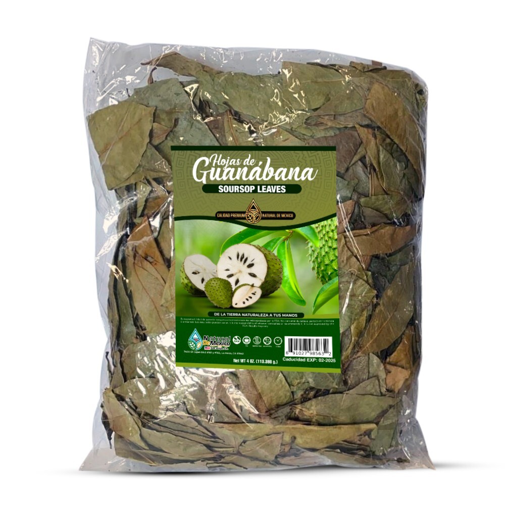 Hojas de Guanabana / Soursop Leaves Tea 4 oz. 113gr. By Natural de Mexico