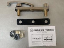 Kissler 77-1511 Dominion Silver Series Two Handle 8" Chrome Kitchen Faucet