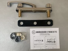 Kissler 77-1511 Dominion Silver Series Two Handle 8" Chrome Kitchen Faucet