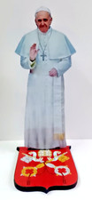 PAPST FRANZISKUS - HOLZFIGUR - 22cm Faserplatte - Mdf Microvinyl - Argentinien