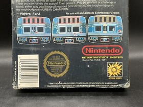 Urban Champion HANGTAB BOX No Code Or Manual! (Nintendo NES)  Game & Box Only