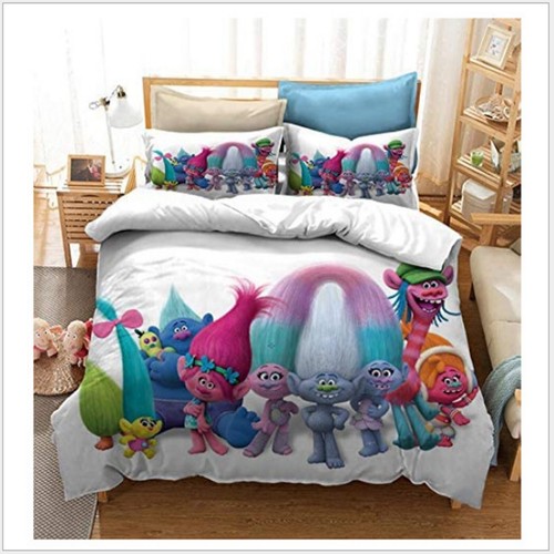 Fee Prinzessin Bettbezug Set Trolle Bettwäsche Set Bettbezug Kissenbezug Bett T1 - Bild 27 von 27