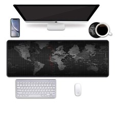 Desk Pad Mat Gaming Mouse Pads with Coasters, Office Desk Mat 31.5"  11.8" La...