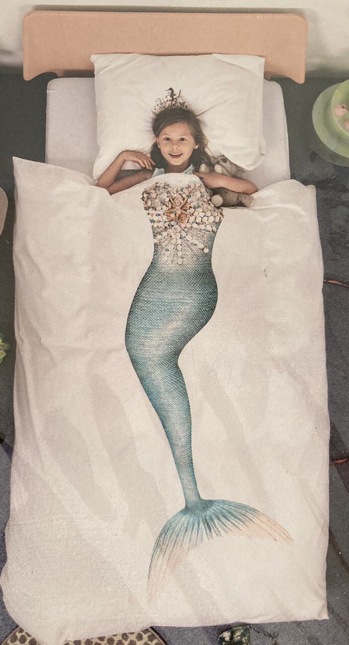 SNURK Mermaid Duvet Cover \u0026 Pillowcase 