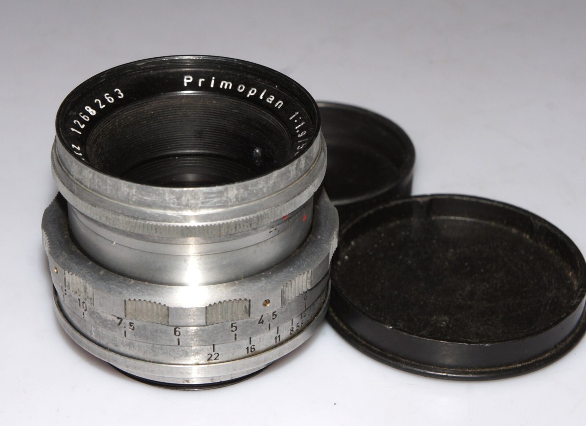 Meyer-Optik Gorlitz Primoplan 1.9/58 M42 mount red V 14 blades | eBay